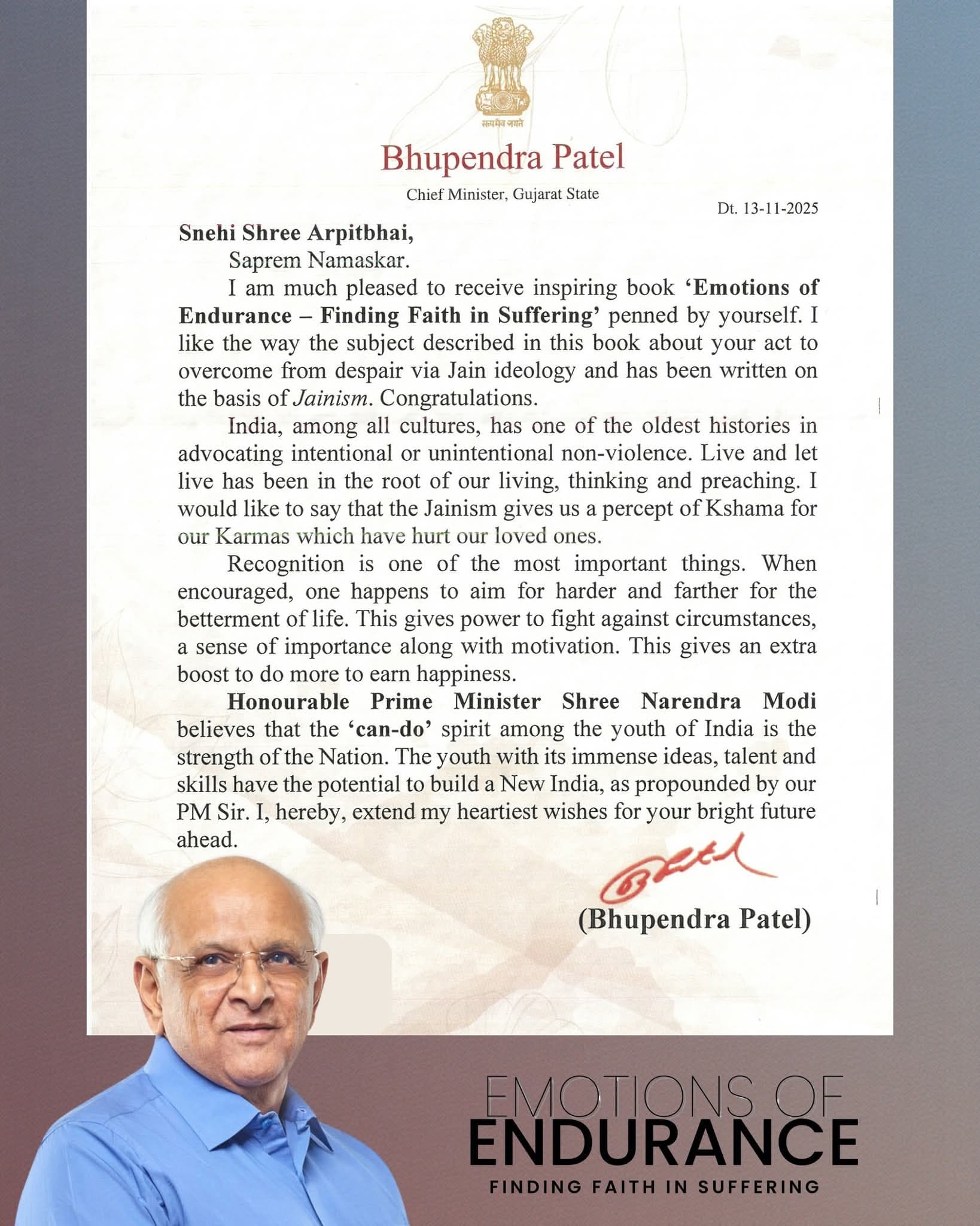 CM Gujarat Shri Bhupendra Patel