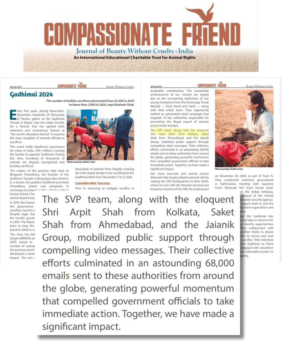 Coverage in Compassionate Friend Magazine